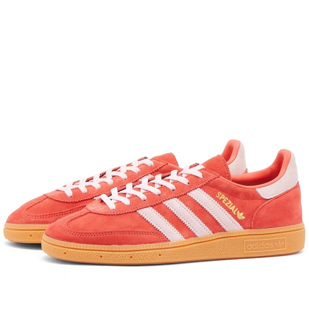 Adidas Handball Spezial Sneakers in Red and Bubblegum